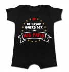 Pijama manga corta DE MAYOR QUIERO SER COMO MIS PAPIS B 