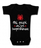 Body beb� MI PAPI ES UN SUPERH�ROE (Spider) BC