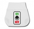 Ranita cubre pa�ales ON OFF W.