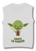 Camiseta sin mangas YODA SIENTE LA FUERZA TW