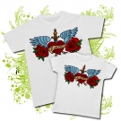 Camiseta PAPA TATTOO LOVE + Camiseta NI�OS TATTOO LOVE WC