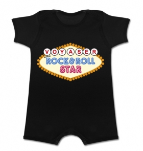 Pijama manga corta VOY A SER ROCK & ROLL STAR B