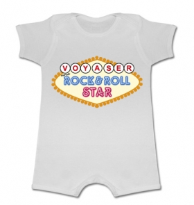 Pijama manga corta VOY A SER ROCK & ROLL STAR W