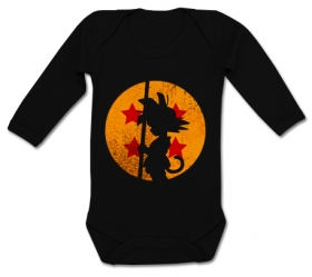Body beb&eacute; GOKU SILUETA BL