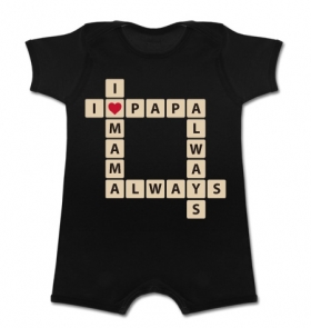 Pijama manga corta SCRABLE B