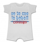 Pijama manga corta SE TE CAE LA BABA!!CONMIGO W