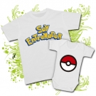 Camiseta PAPA SOY ENTRENADOR + Body POK�MON WC