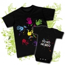 Camiseta PAPA MANOS PINTADAS + Body YO NO HE SIDO BC