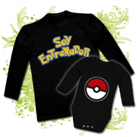 Camiseta PAPA SOY ENTRENADOR + Body POKEMON BL