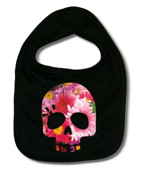 Babero CALAVERA FLORES B.