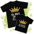 Camiseta PAPA EL REY DE LA CASA + Camiseta EL PR�NCIPE DE LA CASA BC