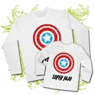 Camiseta PAPA CAPITAN SUPER PAPA + Camiseta SUPER HIJO WL