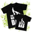 Camiseta PAPA walking DAD + Camiseta walking DAD BC
