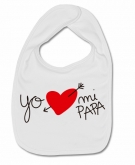 Babero YO LOVE MI PAPA W