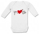 Body beb� YO LOVE MI PAPA WL
