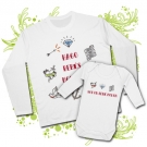 Camiseta PAPA HAGO BEB� MOLONES + Body SOY UN BEB� MOL�N WL