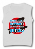 Camiseta sin mangas AQUI NADIE DUERME TW