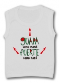 Camiseta sin mangas GUAPA Y FUERTE TW