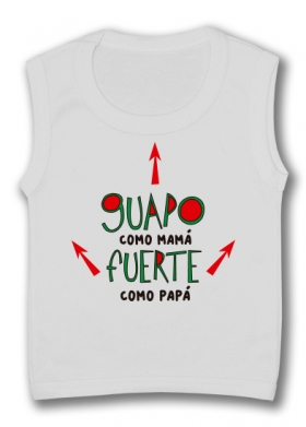 Camiseta sin mangas GUAPO Y FUERTE TW