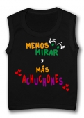 Camiseta sin mangas MENOS MIRAR TB