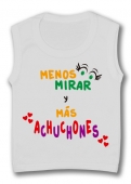 Camiseta sin mangas MENOS MIRAR TW
