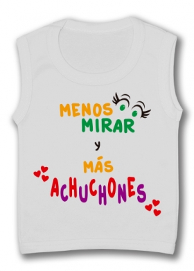 Camiseta sin mangas MENOS MIRAR TW