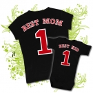 Camiseta MAMA BEST MOM + Body BEST KID BC