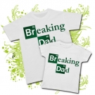 Camiseta PAPA BREAKING DAD + Camiseta PEQUE BREAKING DAD WC