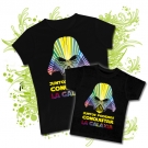 Camiseta MAMA JUNTOS PODEMOS CONQUISTAR LA GALAXIA + Camiseta Peque BC