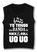 Camiseta sin mangas YO TENGO UNA BANDA DE ROCK & ROLL UOUO TB