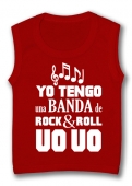 Camiseta sin mangas YO TENGO UNA BANDA DE ROCK & ROLL UOUO RC