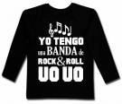 Camiseta YO TENGO UNA BANDA DE ROCK & ROLL UOUO BL