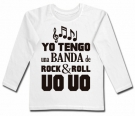 Camiseta YO TENGO UNA BANDA DE ROCK & ROLL UOUO WL