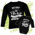 Pack Camisetas + Body YO SOY ESA TITA LOCA..BL