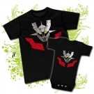 Camiseta PAPA MAZINGER Z + Body BEBE MAZINGER Z   