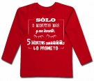 Camiseta SLO 5 MINUTOS MS Y ME LEVANTO RL