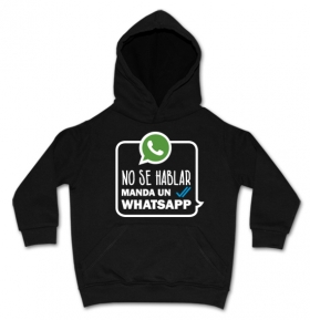 Sudadera MANDA WHATSAPP 