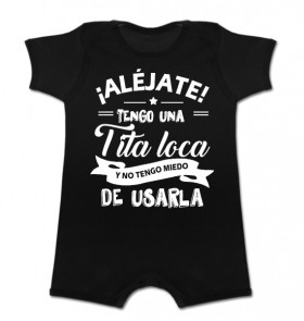 Pijama manga corta AL&Eacute;JATE TENGO UNA TITA LOCA...BC