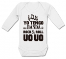 Body beb� YO TENGO UNA BANDA DE ROCK & ROLL UOUO WL