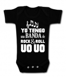 Body bebé YO TENGO UNA BANDA DE ROCK & ROLL UOUO BC