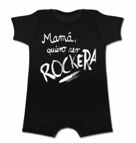 Pijama manga corta MAM&Aacute; QUIERO SER ROCKERA BC
