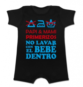 Pijama manga corta NO LAVAR CON EL BEBE DENTRO BC