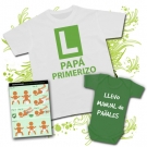 Camiseta PAP� PRIMERIZO + Body LLEVO MANUAL DE PA�ALES