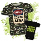 Camiseta PAPA ZOMBIE AREA + Body FUTURE ZOMBIE MC