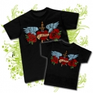 Camiseta PAPA TATTOO LOVE + Camiseta NI�OS TATTOO LOVE BC