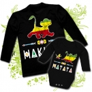 Camiseta PAPA HAKUNA + Body MATATA BL
