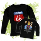 CAMISETA MAMA RUTA 66 + CAMISETA MOTERO USA BL