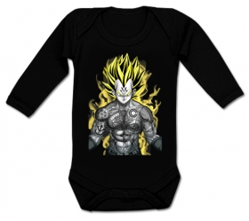 Body beb&eacute; VEGETA TATTOO BL
