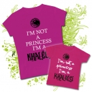 Camiseta MAMA I'M NOT A PRINCESS I'M A KHALEESI + Camiseta I'M A KHALEESI FC