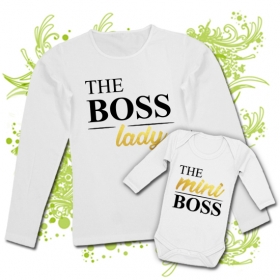Camisera MAMA LADY THE BOSS + Body THE MINI BOSS WL